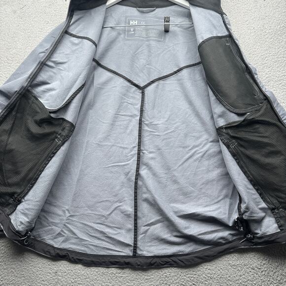 Helly Hanson Odin Expert Series Softshell Full Zip Gray Jacket Mens XXL Logo - Picture 6 of 16